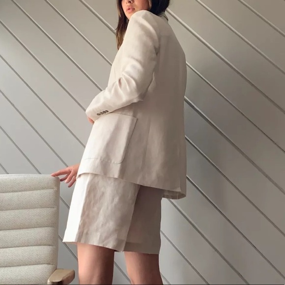 Aritzia Wilfred Remie Linen Blazer - Picture 15 of 16